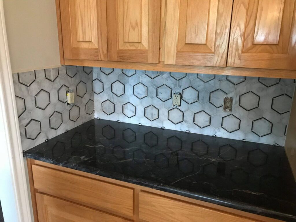 decorative tile backsplash