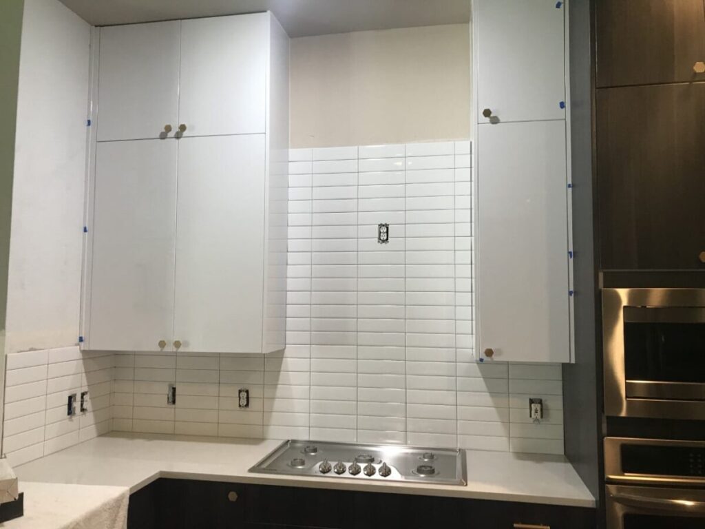 decorative tile backsplash